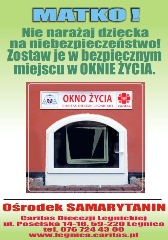 Okno życia w Legnicy